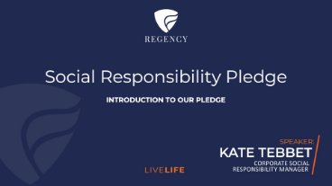Regency Assurance Social  Responsibility Pledge Webinar